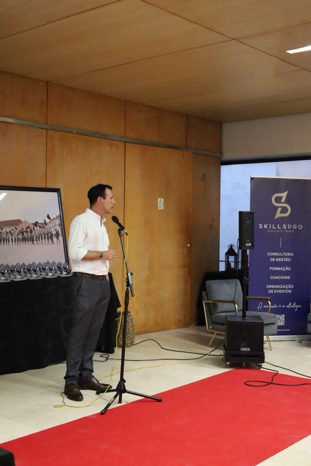 Pessoa a apresentar num evento